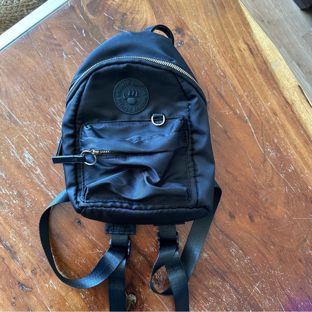Mini Bearpaw Black Backpack